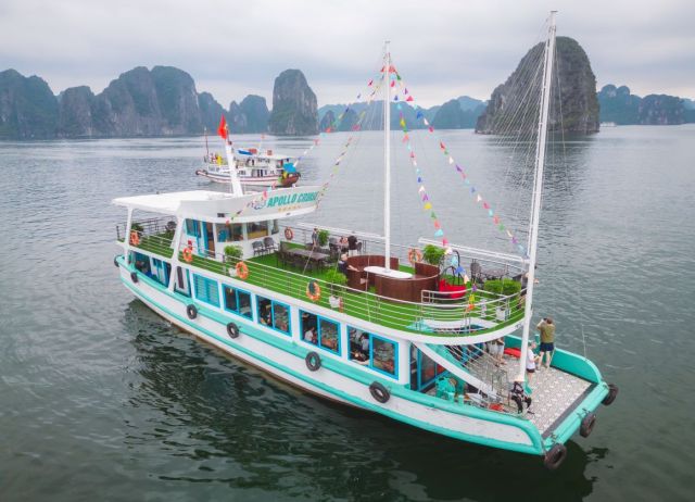 DU THUYỀN HALONG ĐÓNG MỚI , CHẤT LƯỢNG TỐT- TOUR 1 NGÀY